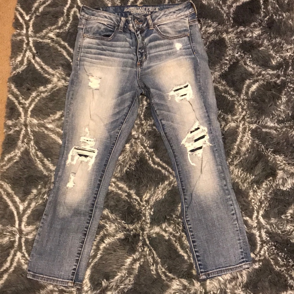 Hi-rise jegging crop American eagle